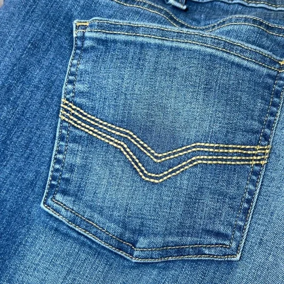 Harley Davidson Womens Size 20W Skinny Blue Jeans Denim Biker Casual Motorcycle - Picture 14 of 16